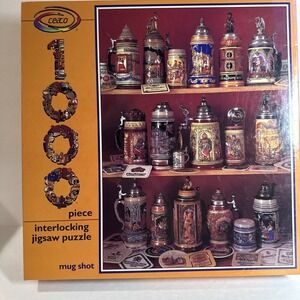 Vintage Ceaco 1000 Piece Mug Shot Beer Stein Puzzle Factory Sealed